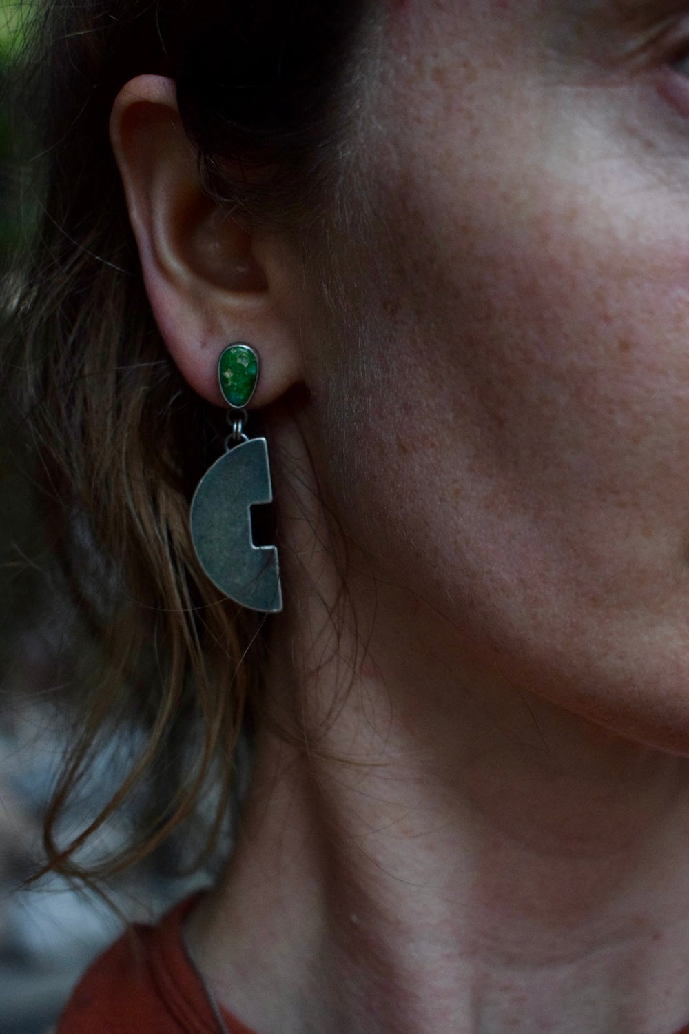 Moon Coin Earrings