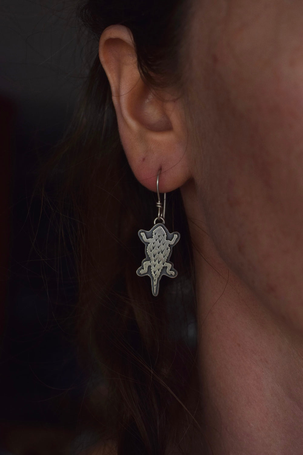Horny Toad Earrings