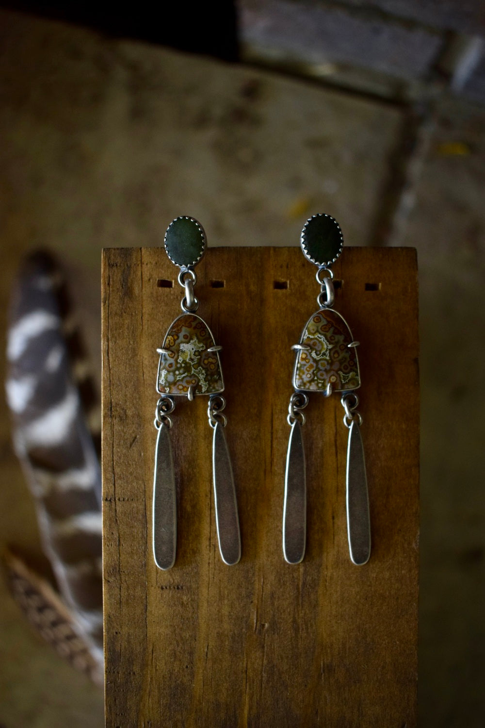 Tooth + Wing Earrings