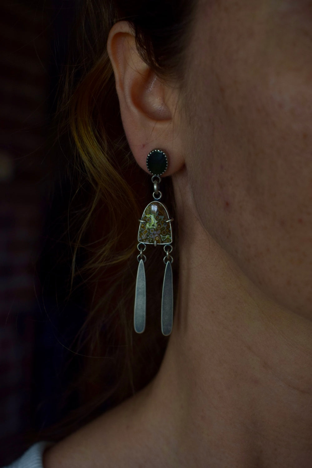 Tooth + Wing Earrings