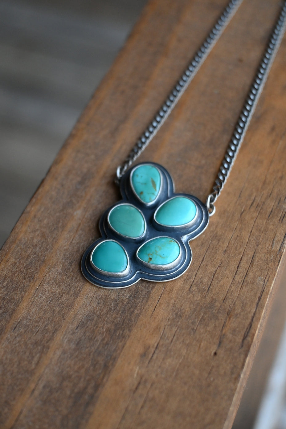 Knot Necklace - Blue
