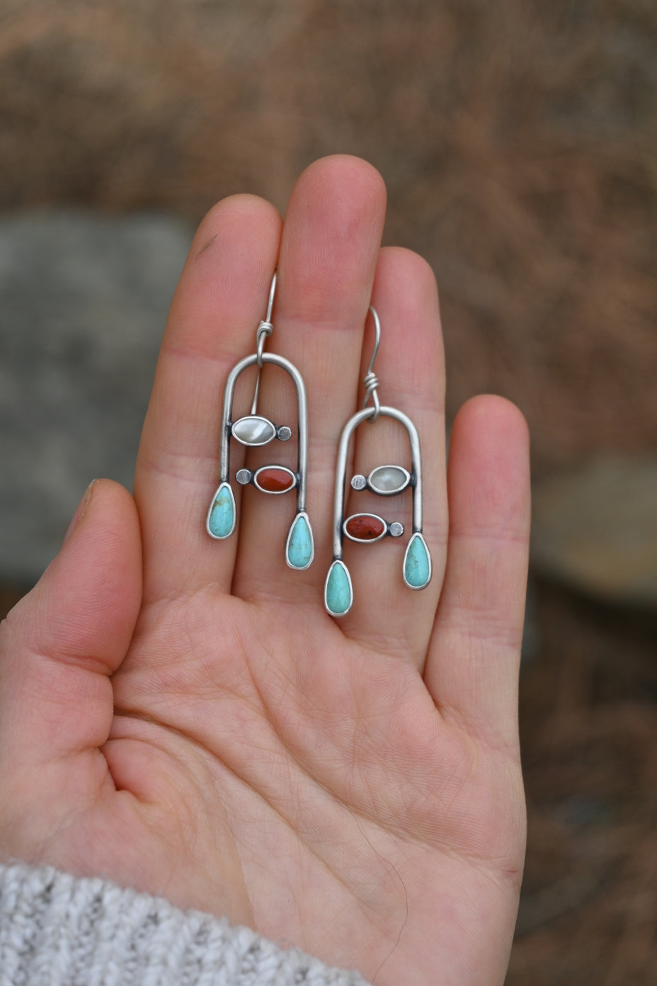 River Eye Earrings