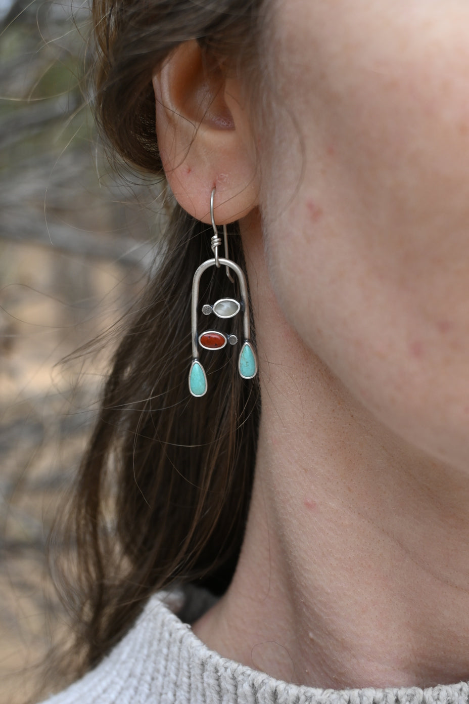 River Eye Earrings
