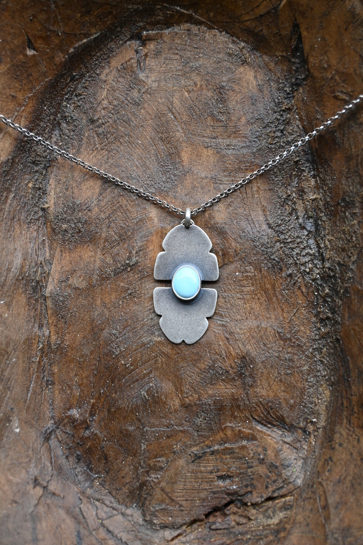 Blue Petal Necklace