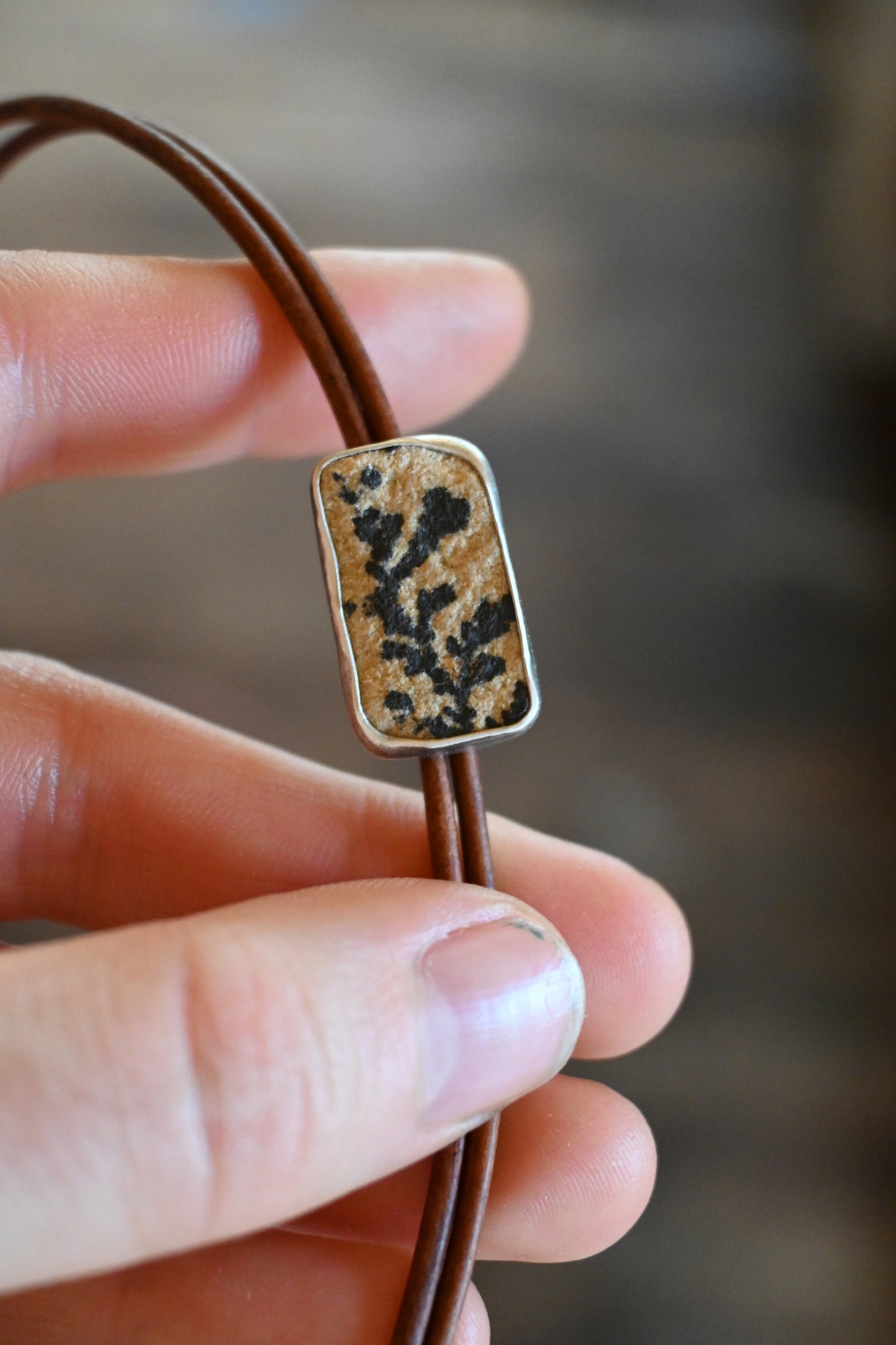 Psilomelane Dendrite Bolo - Small