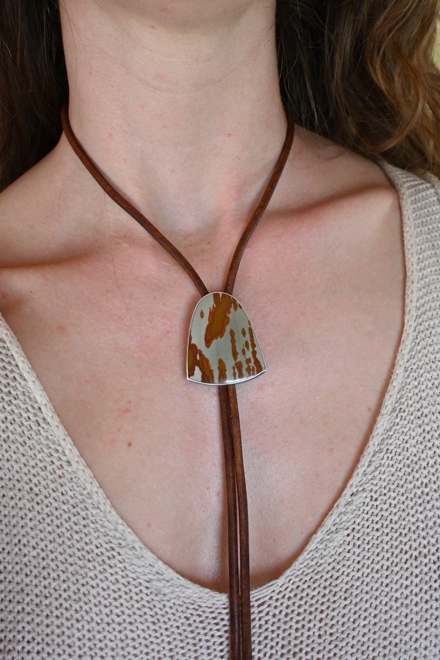 Owyhee Jasper Bolo - Large