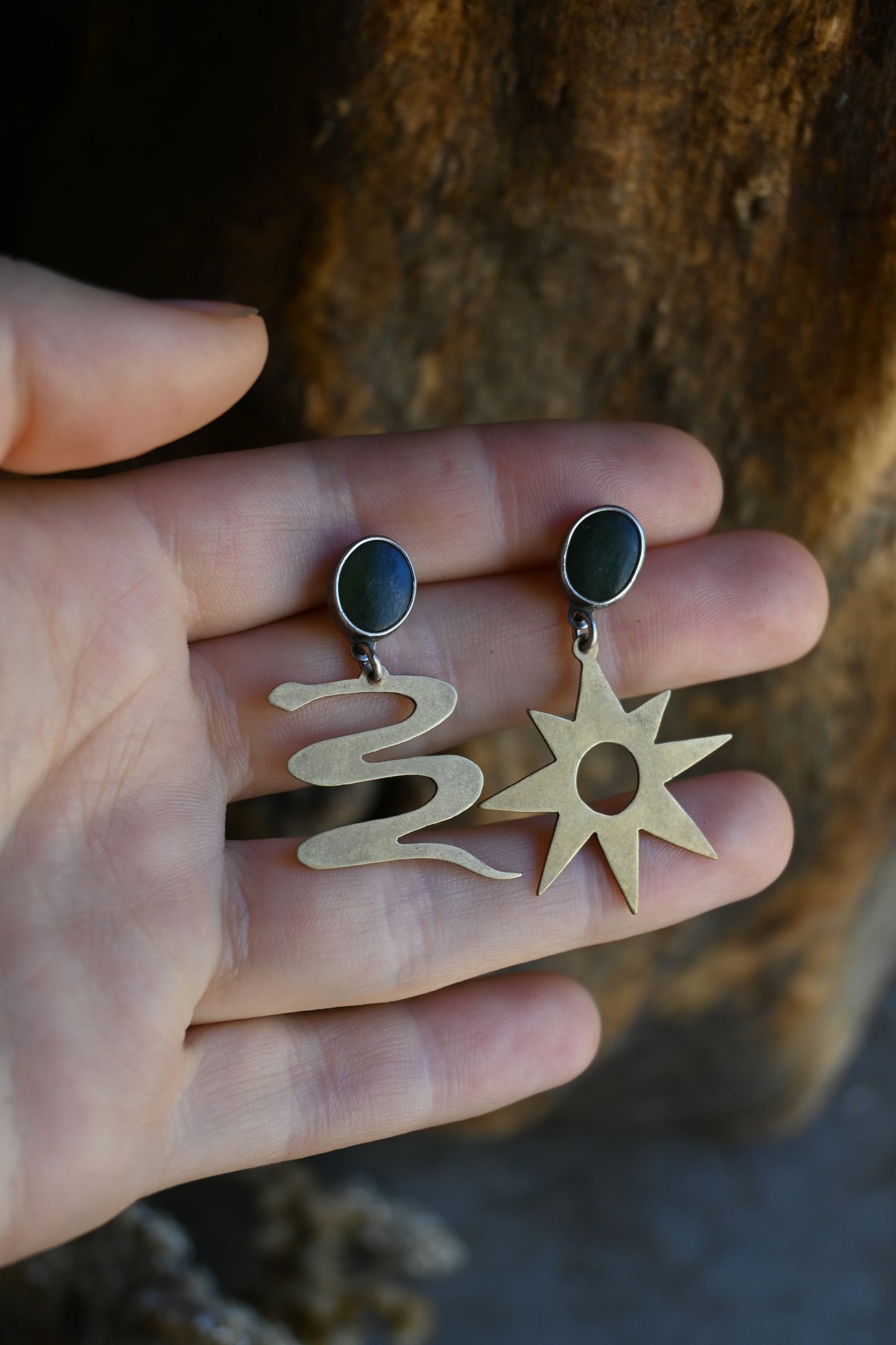 Sunsnake Earrings