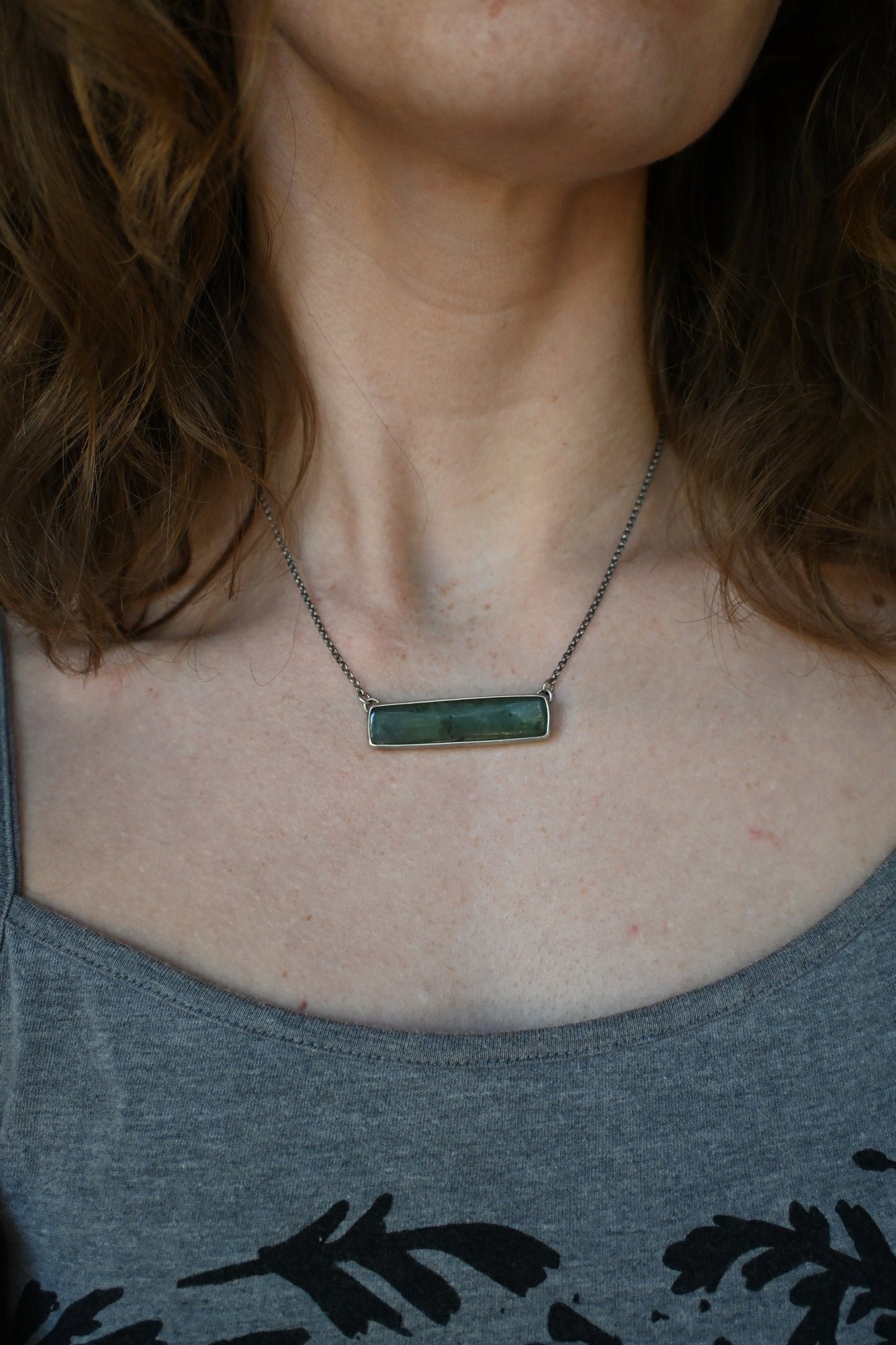 Jade Bar Necklace
