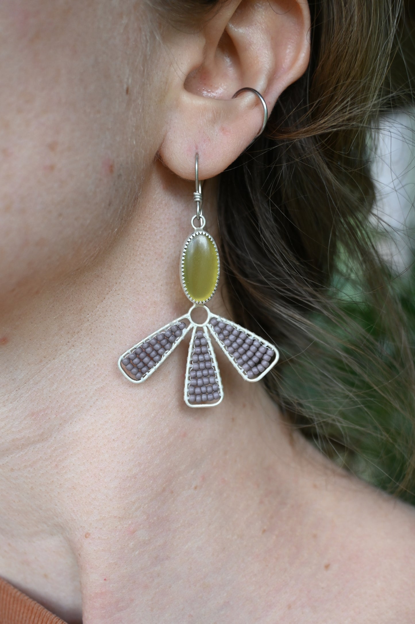 Echinacea Earrings