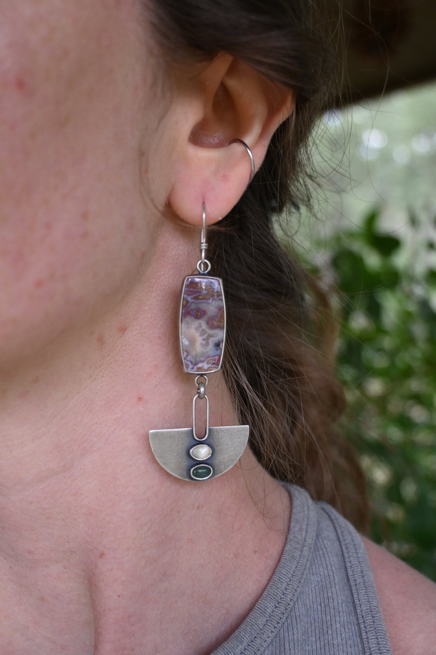 Cloud Grit II Earrings