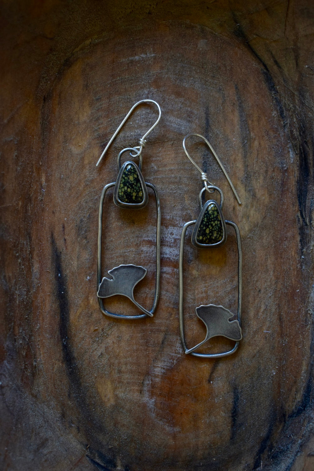 Ginkgo Root Earrings