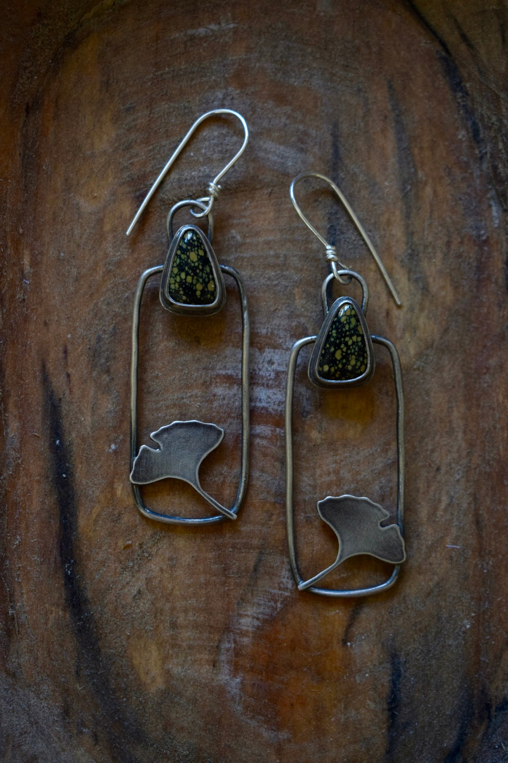 Ginkgo Root Earrings