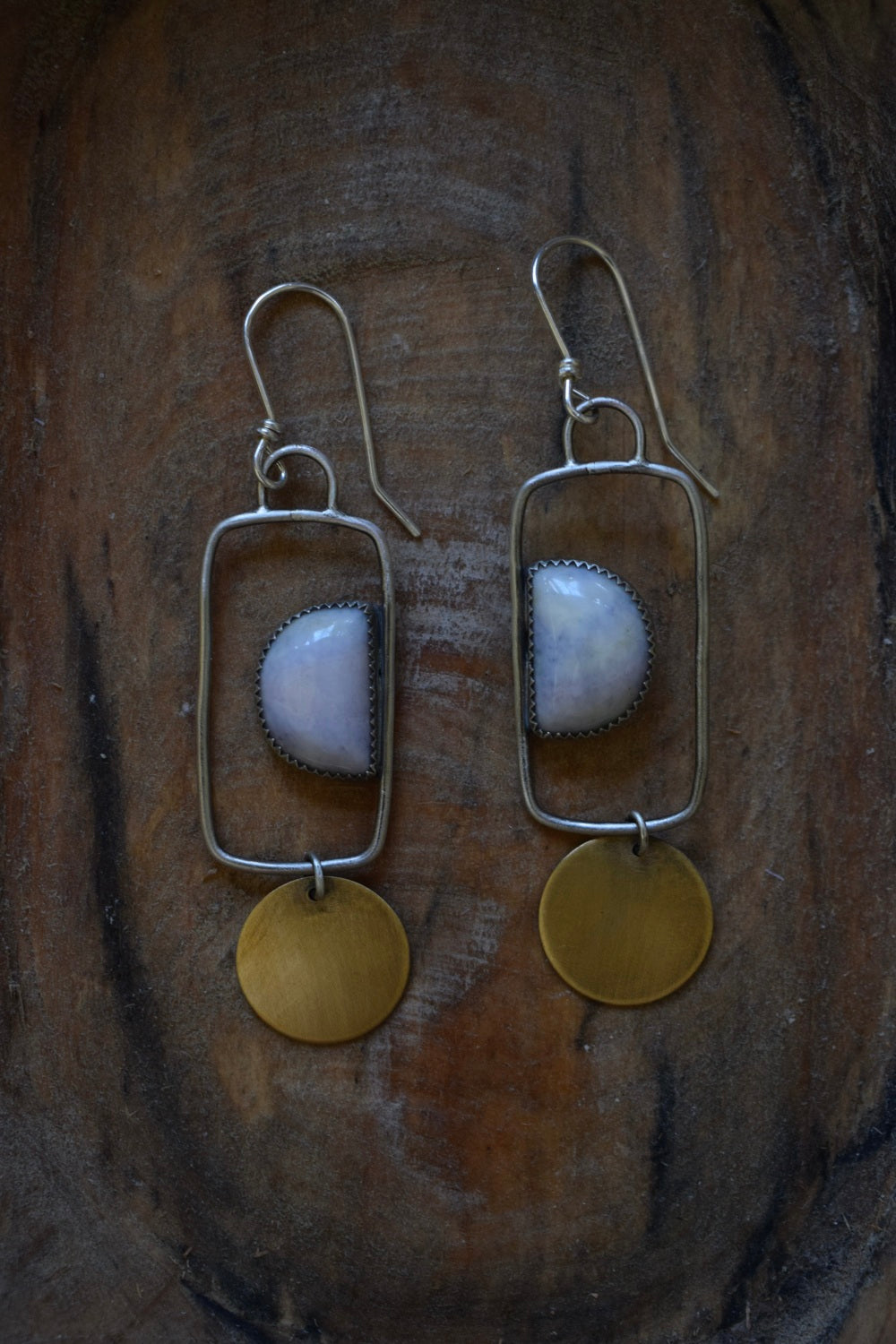 Winter Moon Earrings