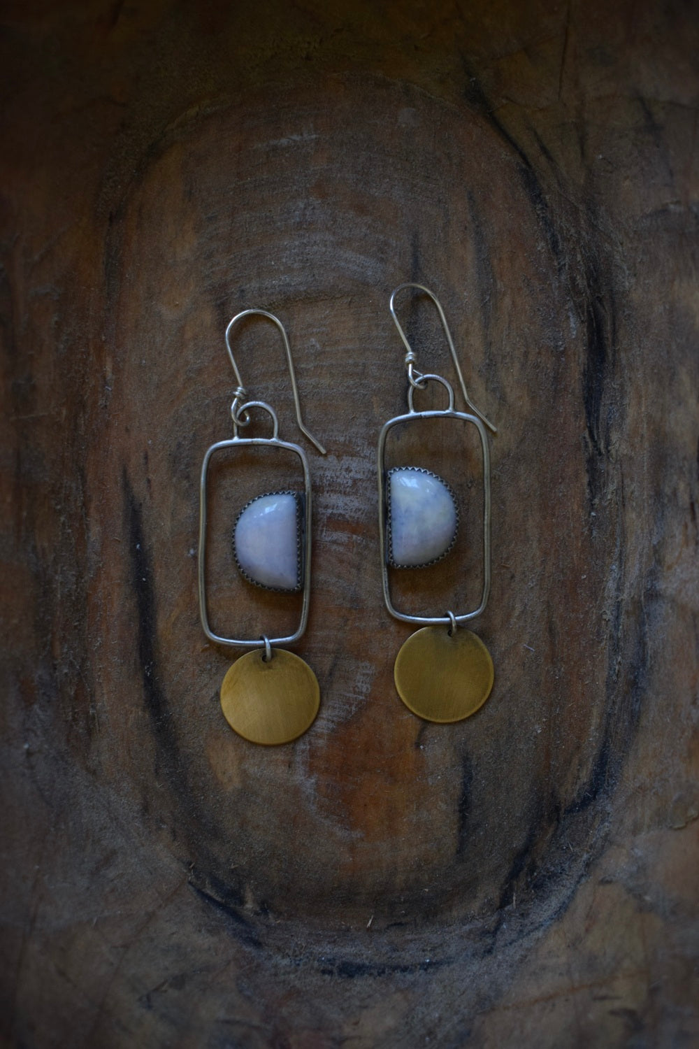 Winter Moon Earrings