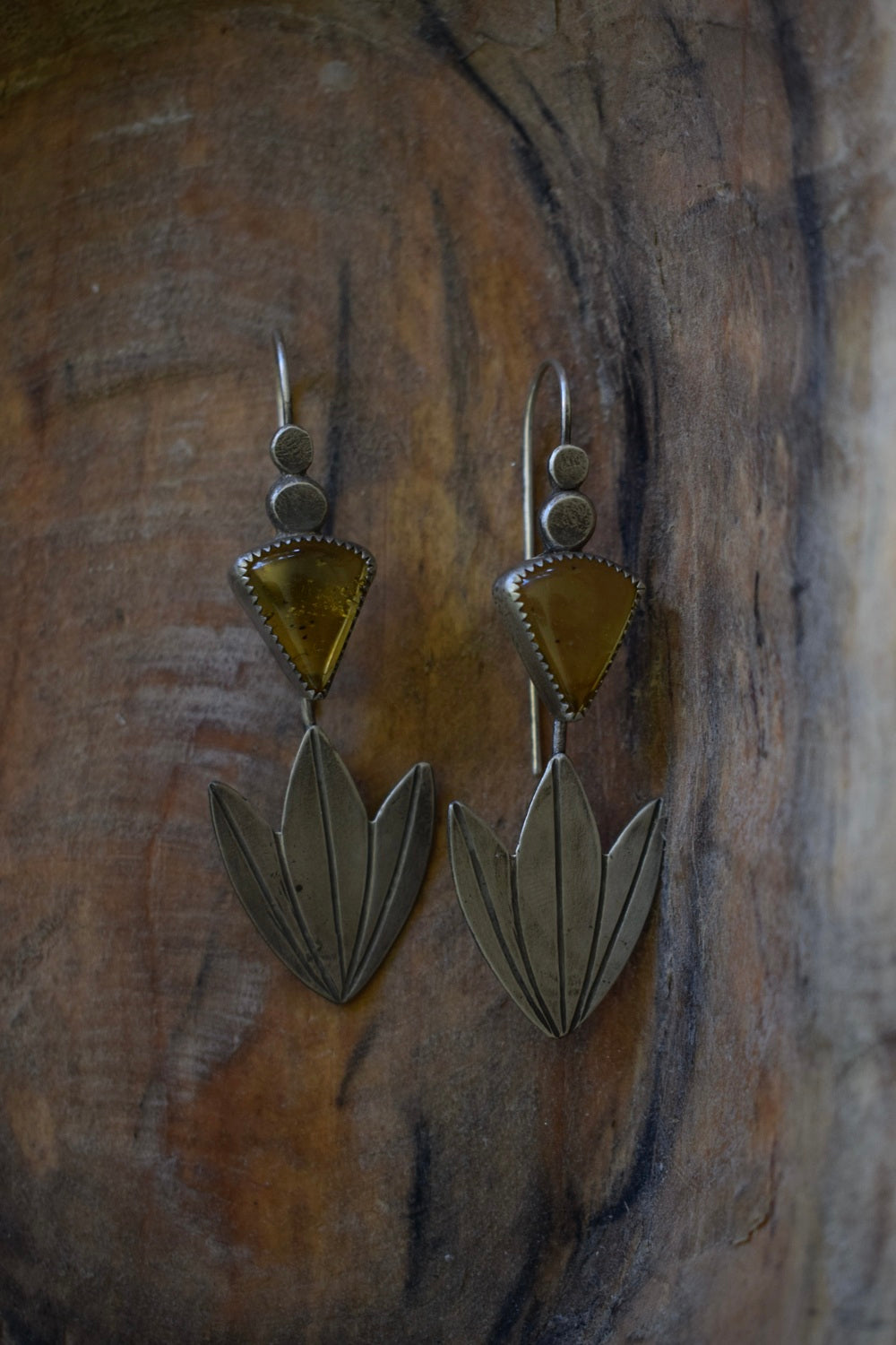 Amber Yucca Earrings