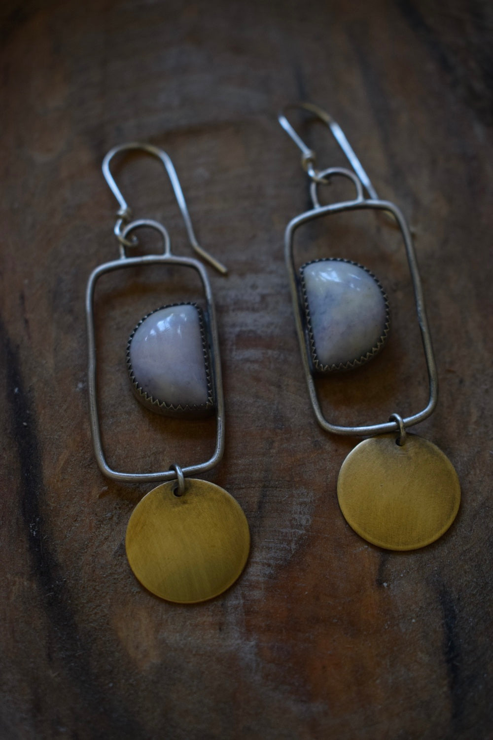 Winter Moon Earrings