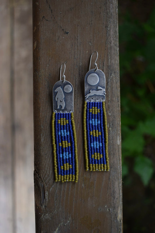 Bear + Rabbit Earrings