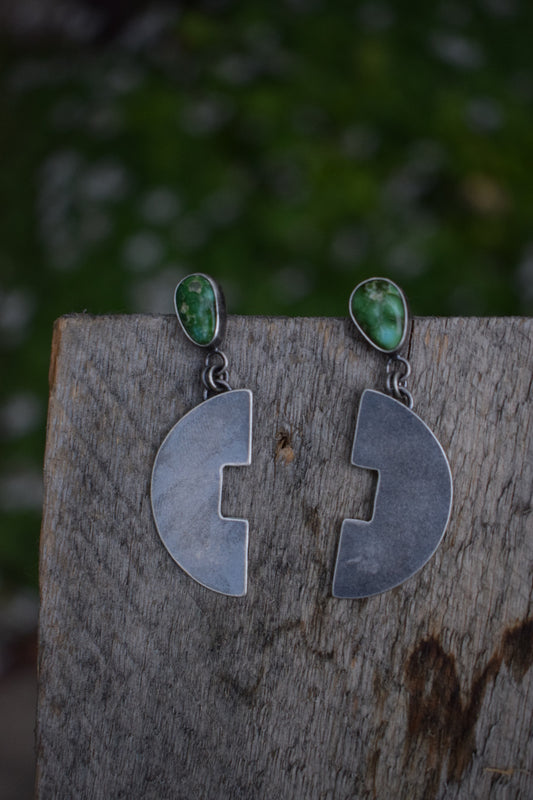 Moon Coin Earrings