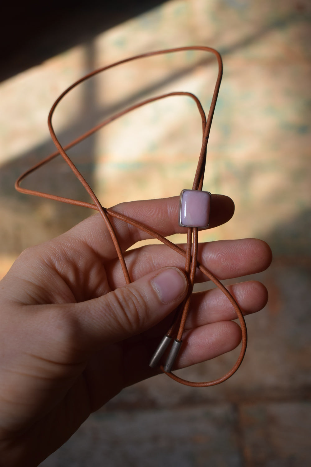 Pink Opal Bolo