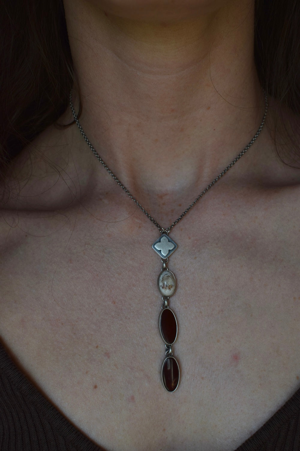 Red Gothic Lariat