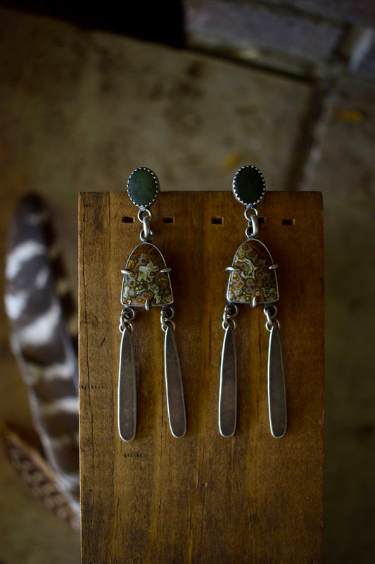 Tooth + Wing Earrings