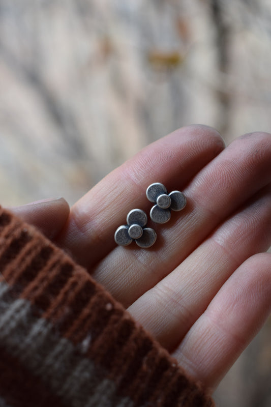 Folk Flower Studs - Made to Order