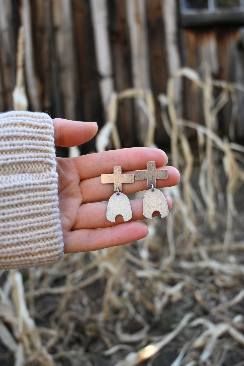 Crossing Earrings - Made to Order