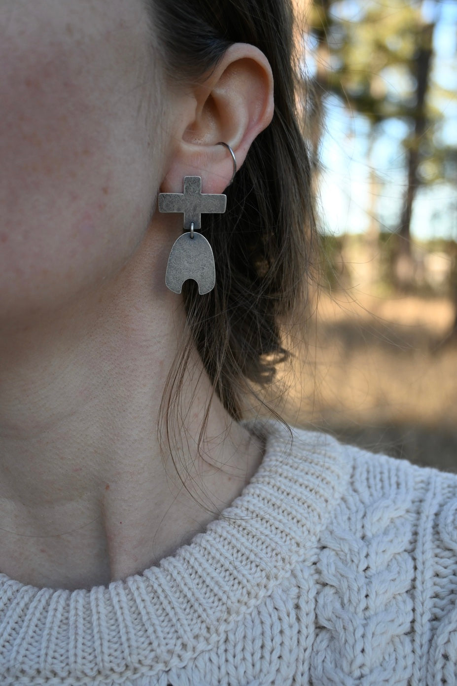 Crossing Earrings - Made to Order