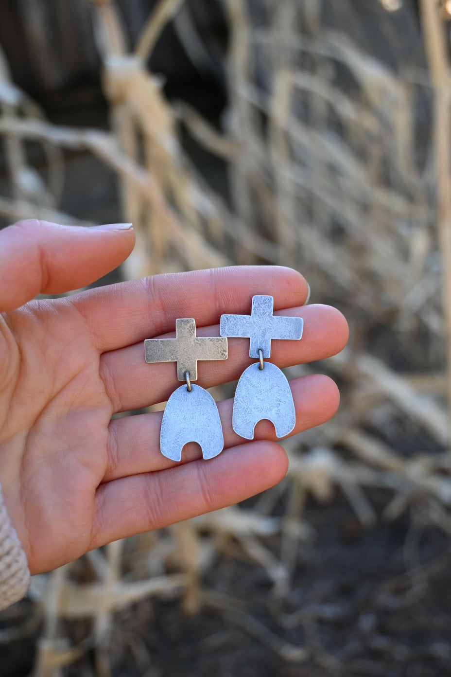 Crossing Earrings - Made to Order