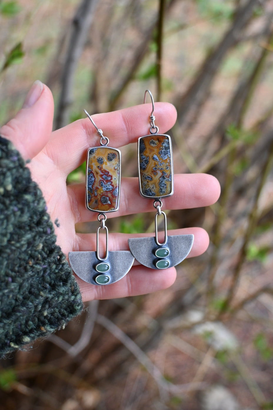 Sun Grit Earrings