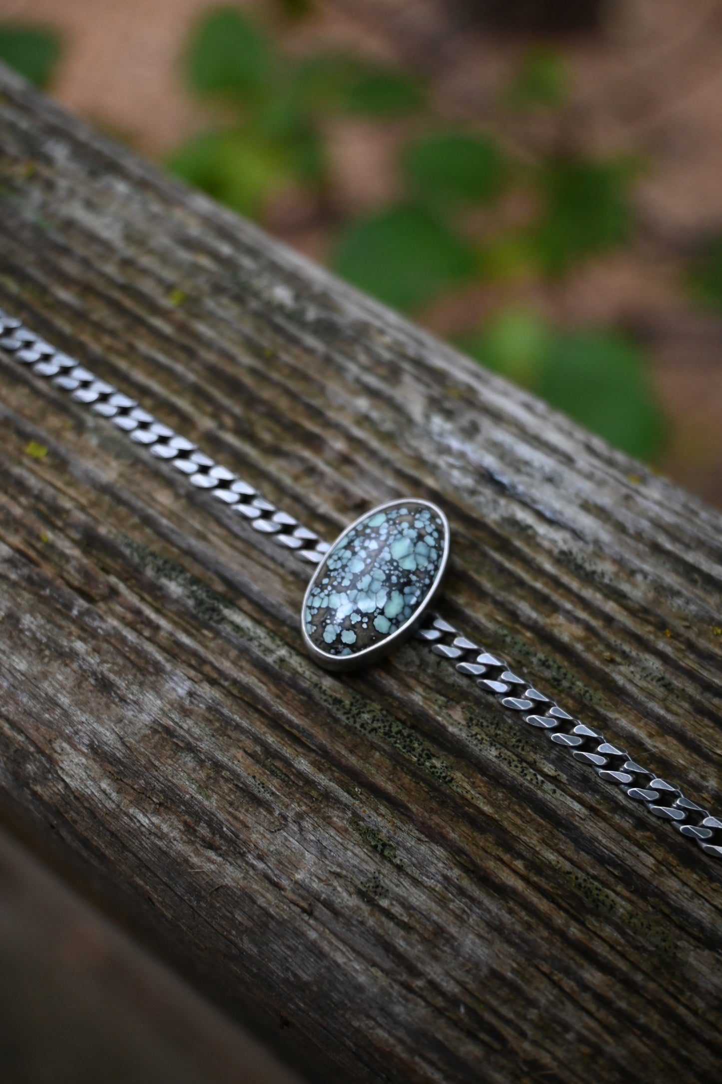 Starry Night Curb Choker-Star Fox Variscite