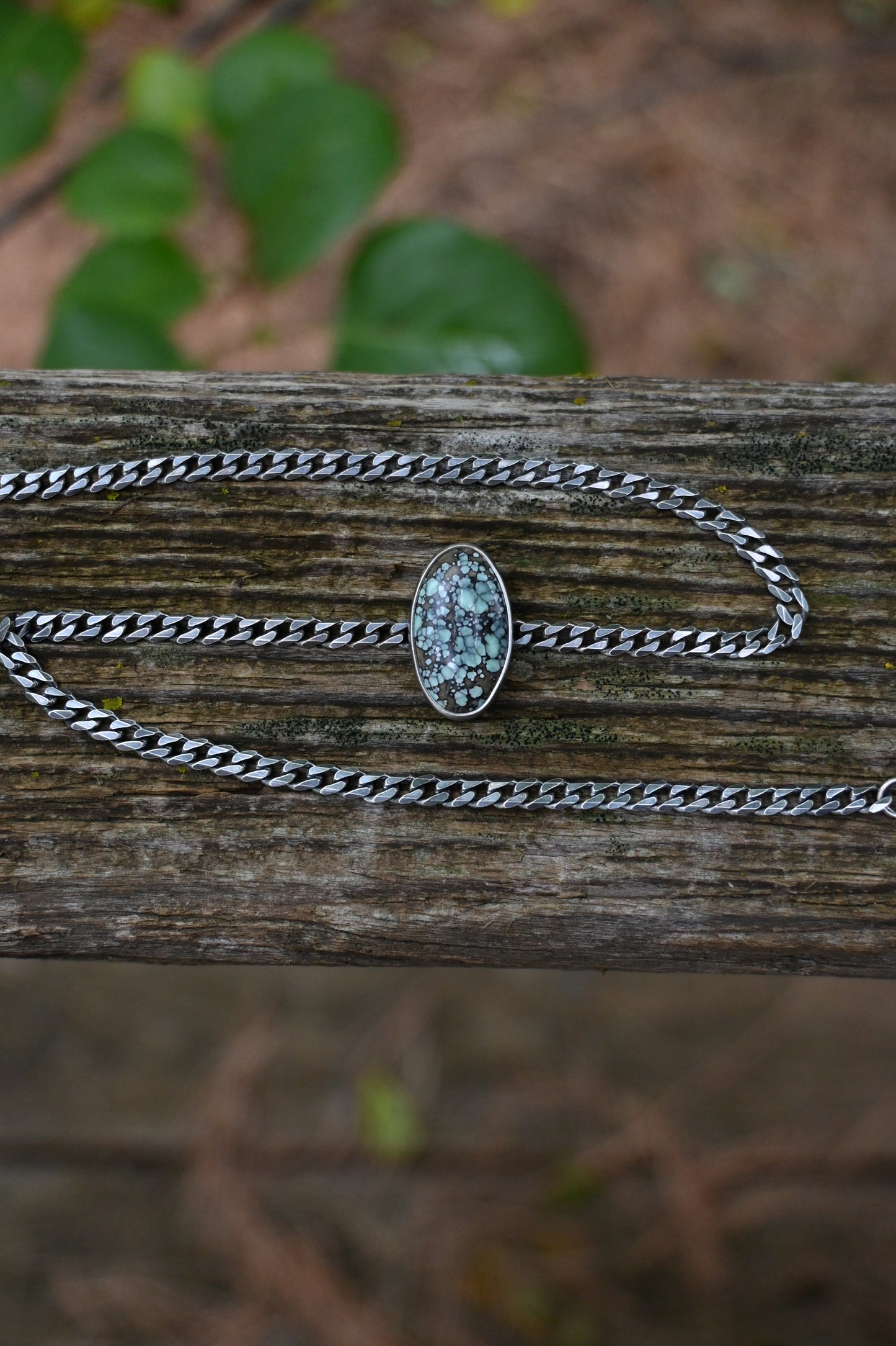 Starry Night Curb Choker-Star Fox Variscite