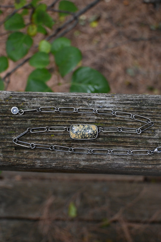 Starry Night Choker - New Lander Variscite