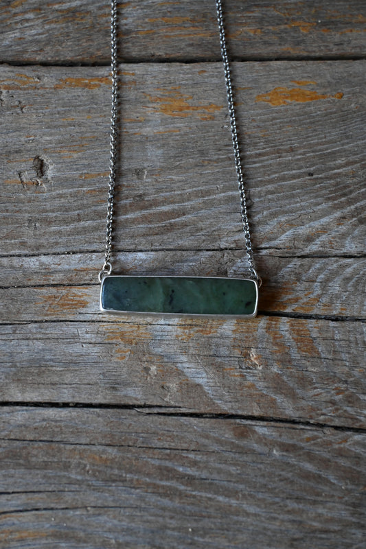 Jade Bar Necklace