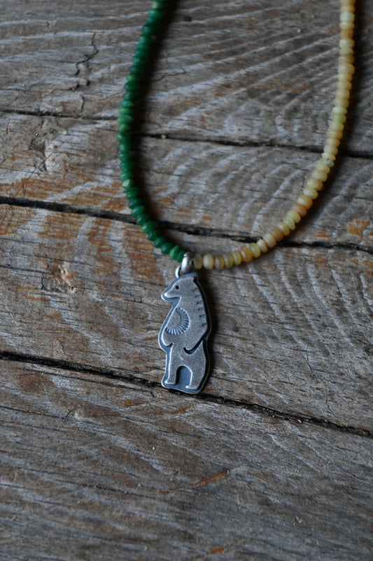 Bear Beaded Necklace