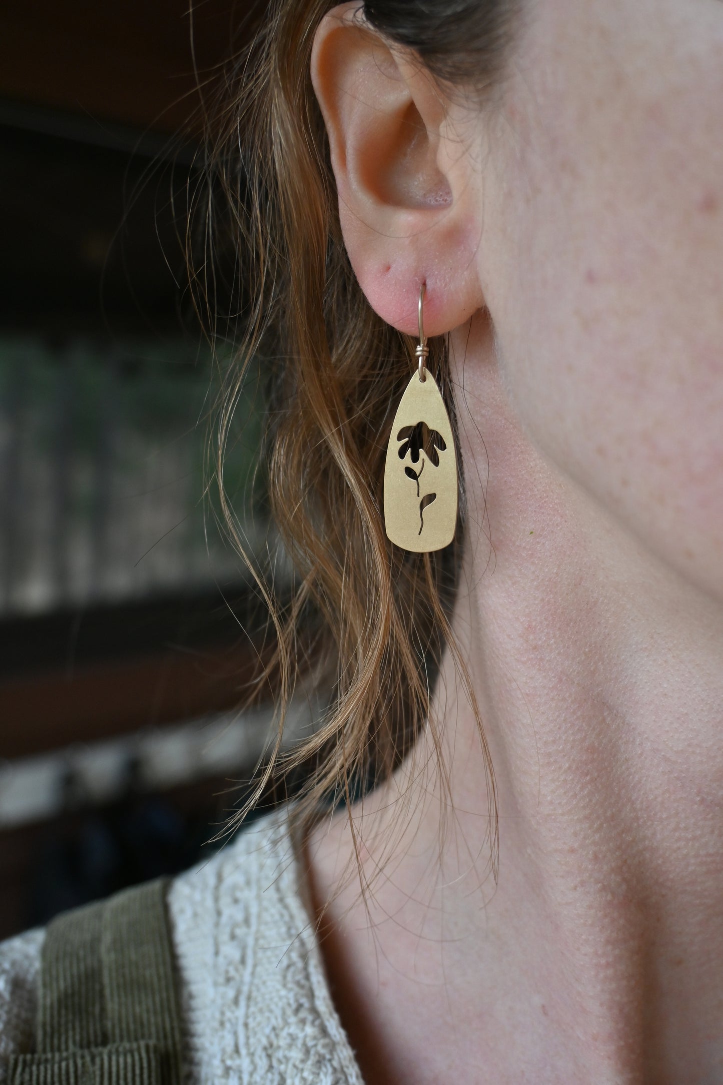 Flower Drop Earrings