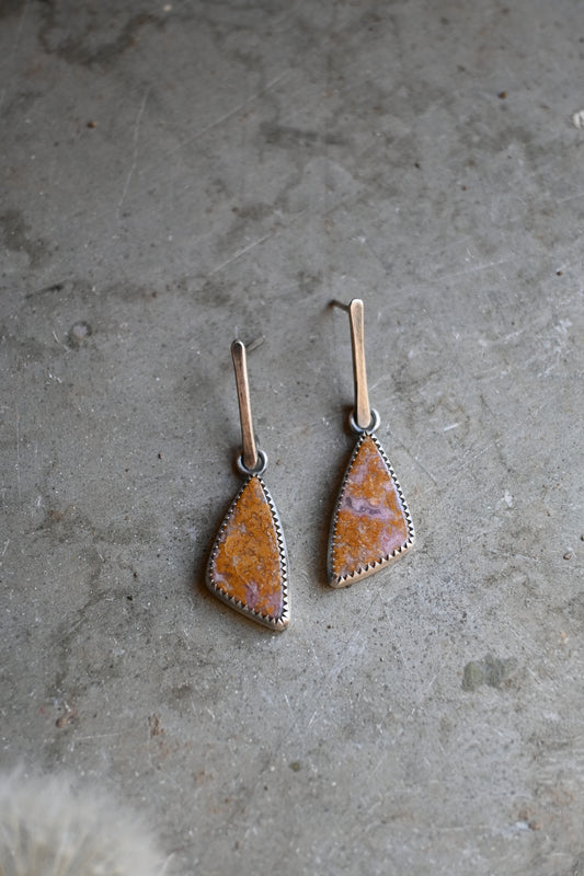 Bar Drop w/ Calico Agate