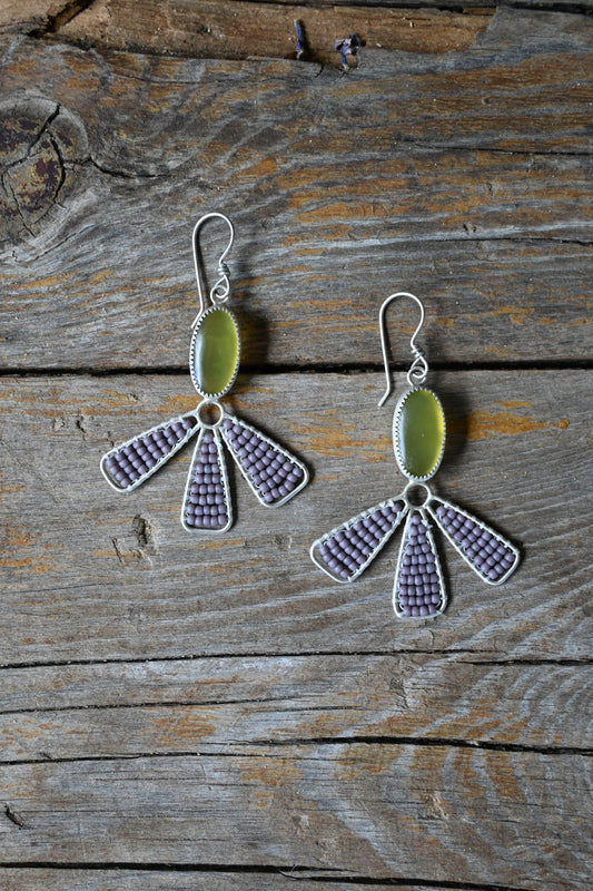 Echinacea Earrings