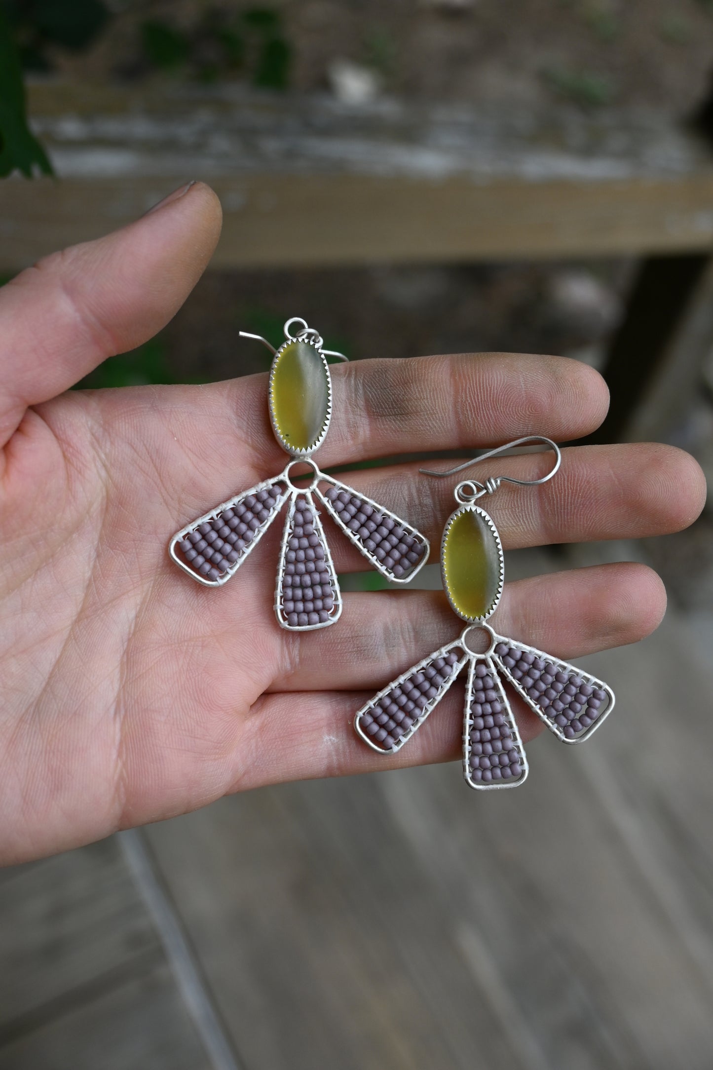 Echinacea Earrings