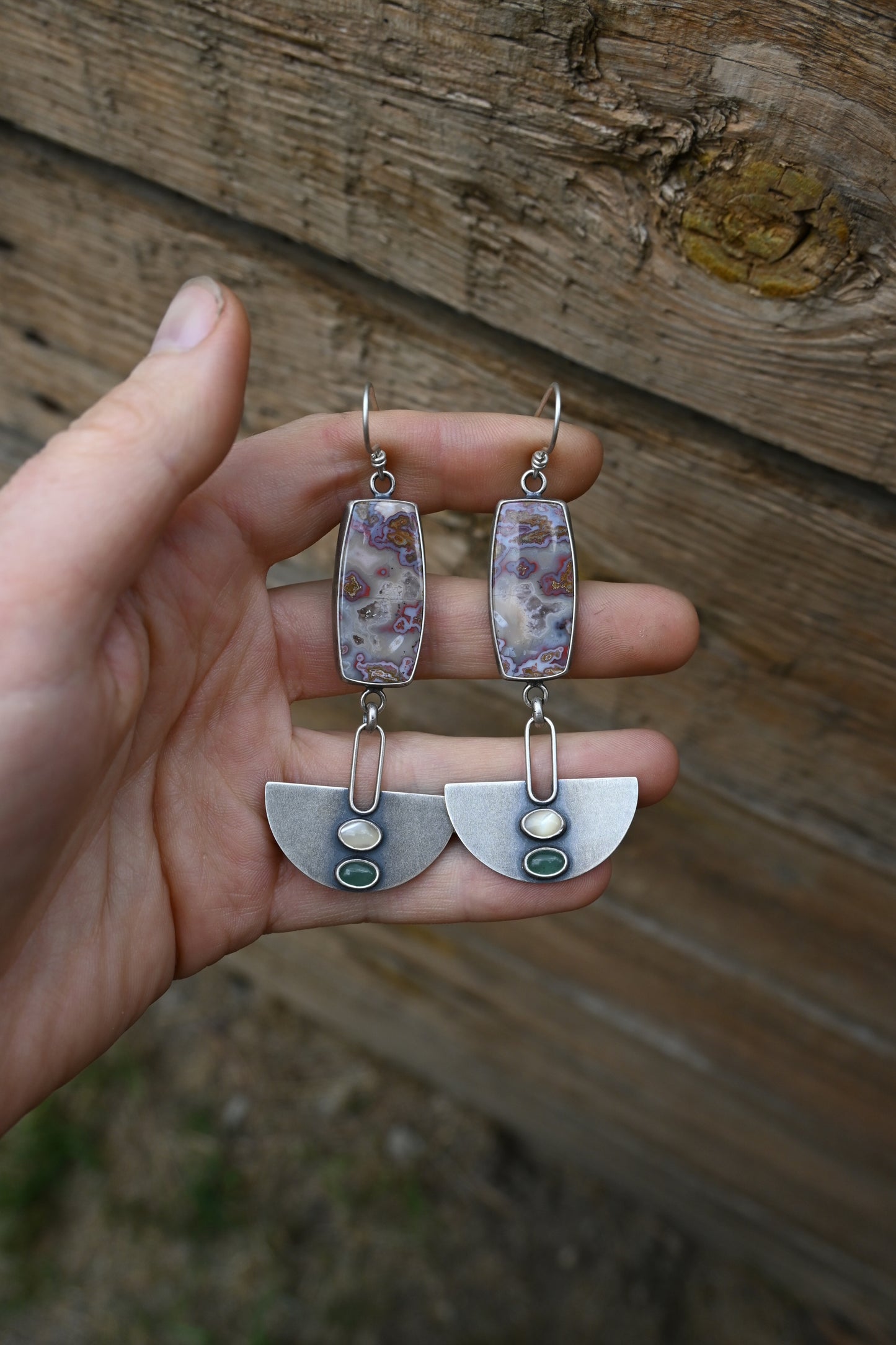 Cloud Grit II Earrings