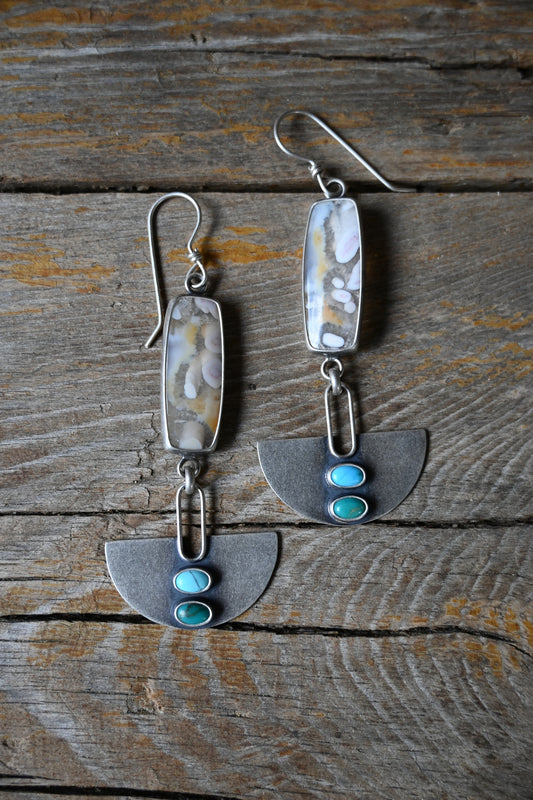 Cloud Grit I Earrings