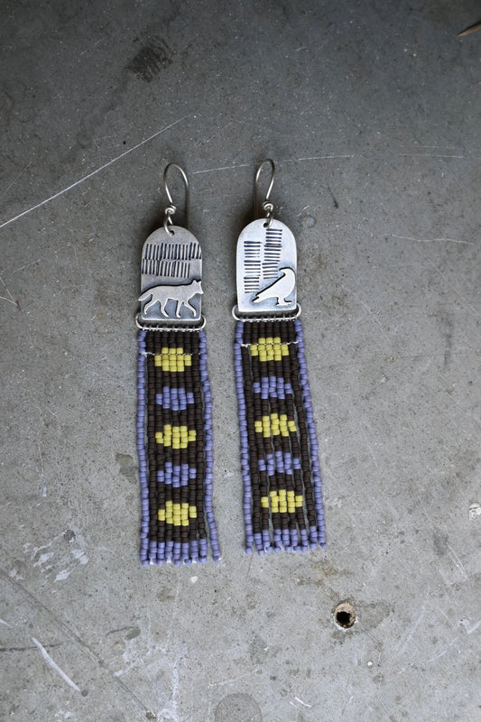 Coyote + Crow Earrings