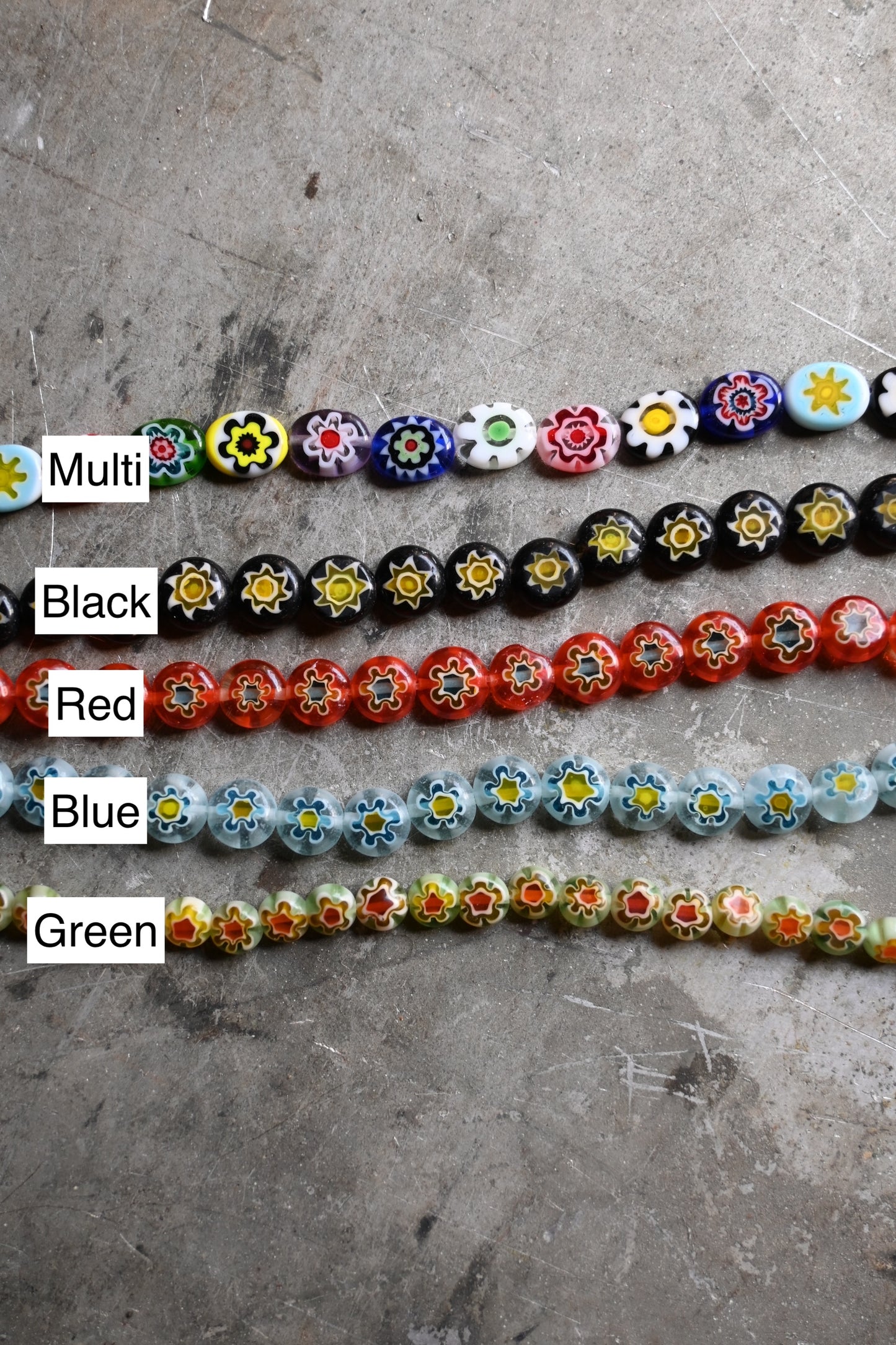 Millefiori Choker - small round
