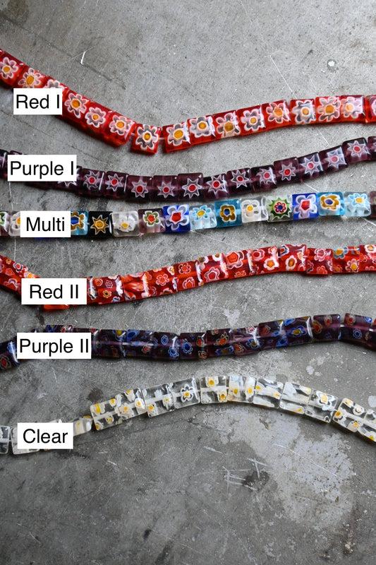Millefiori Choker - small square