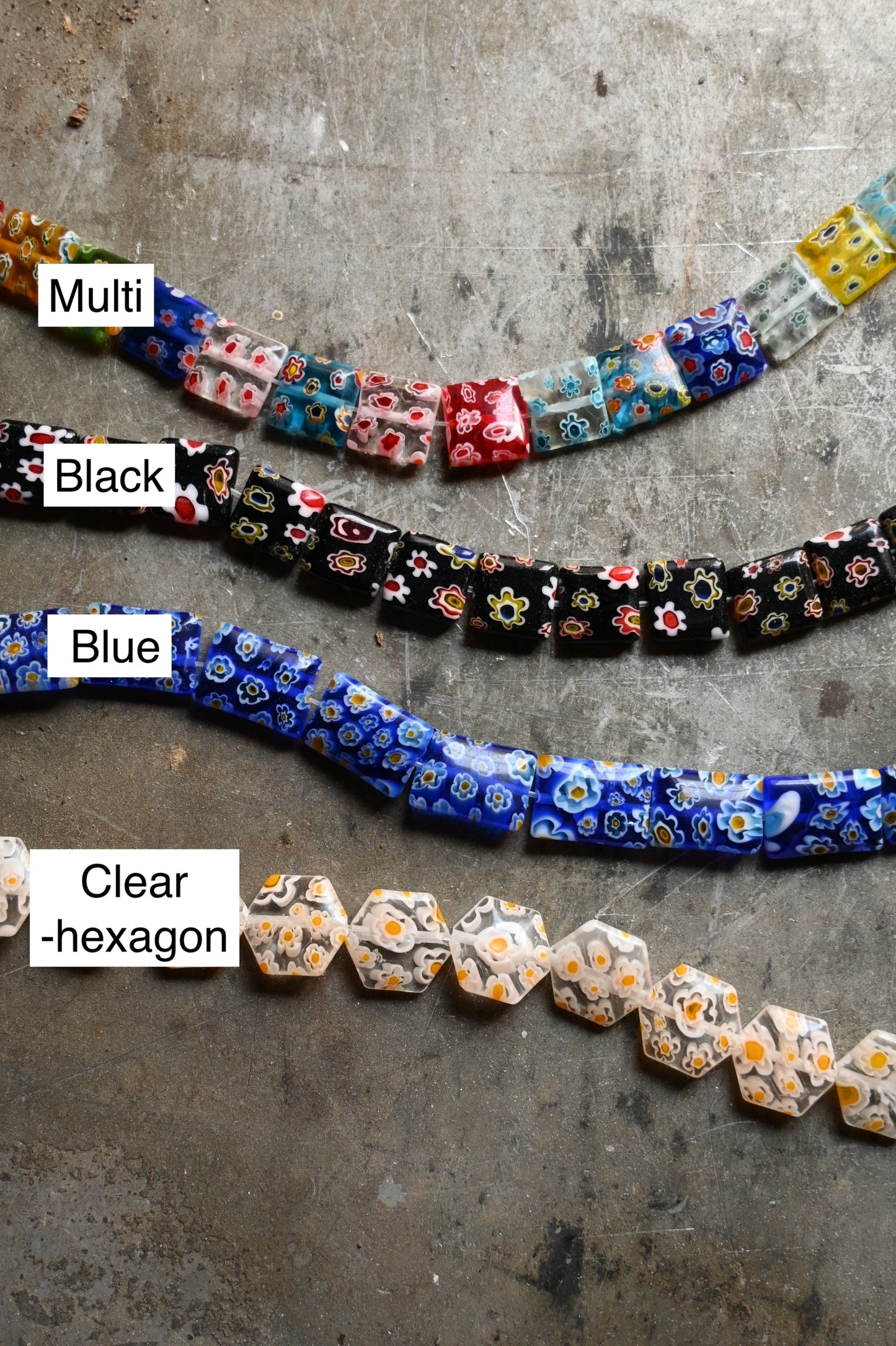 Millefiori Choker - assorted medium