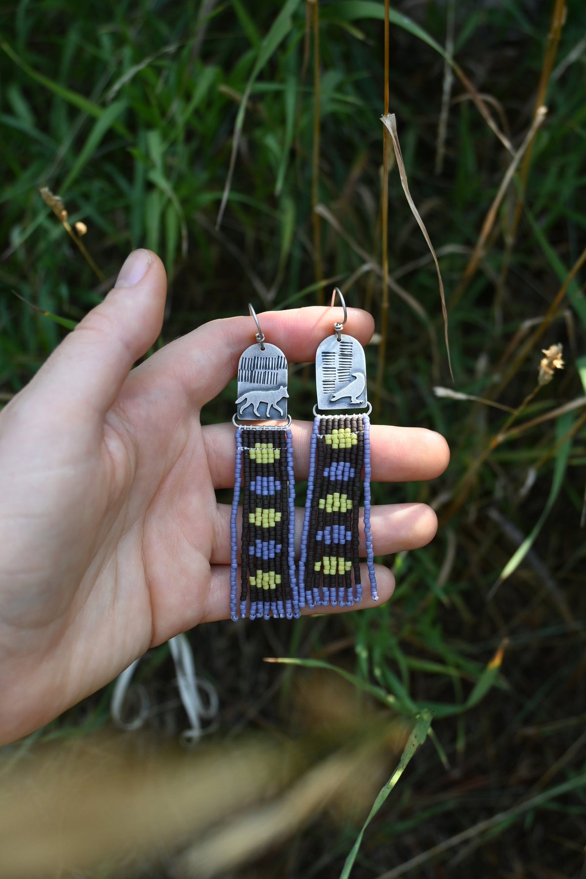 Coyote + Crow Earrings