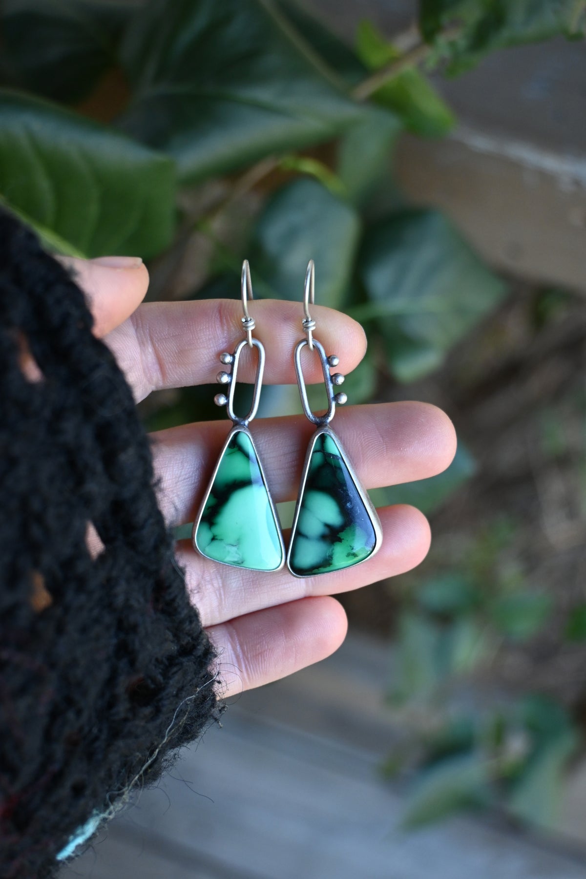 Green Wing Earrings