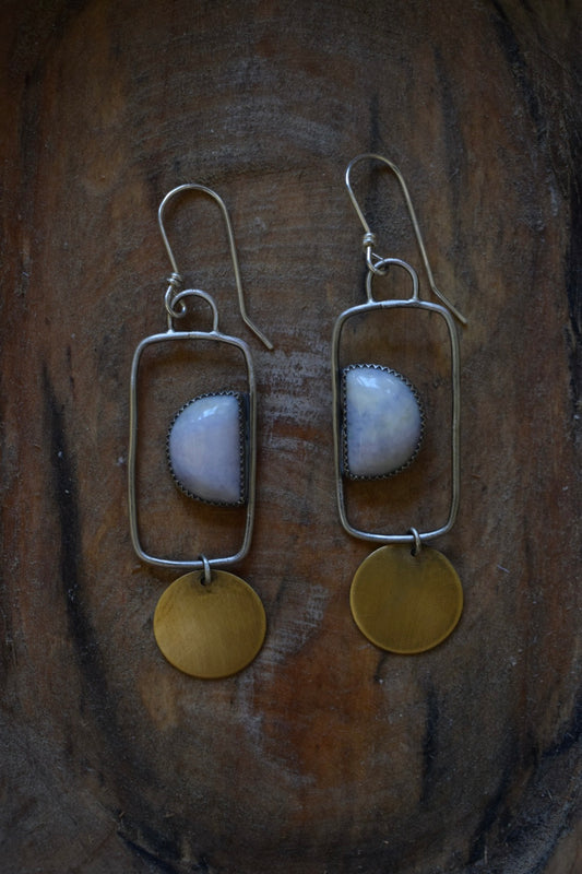 Winter Moon Earrings